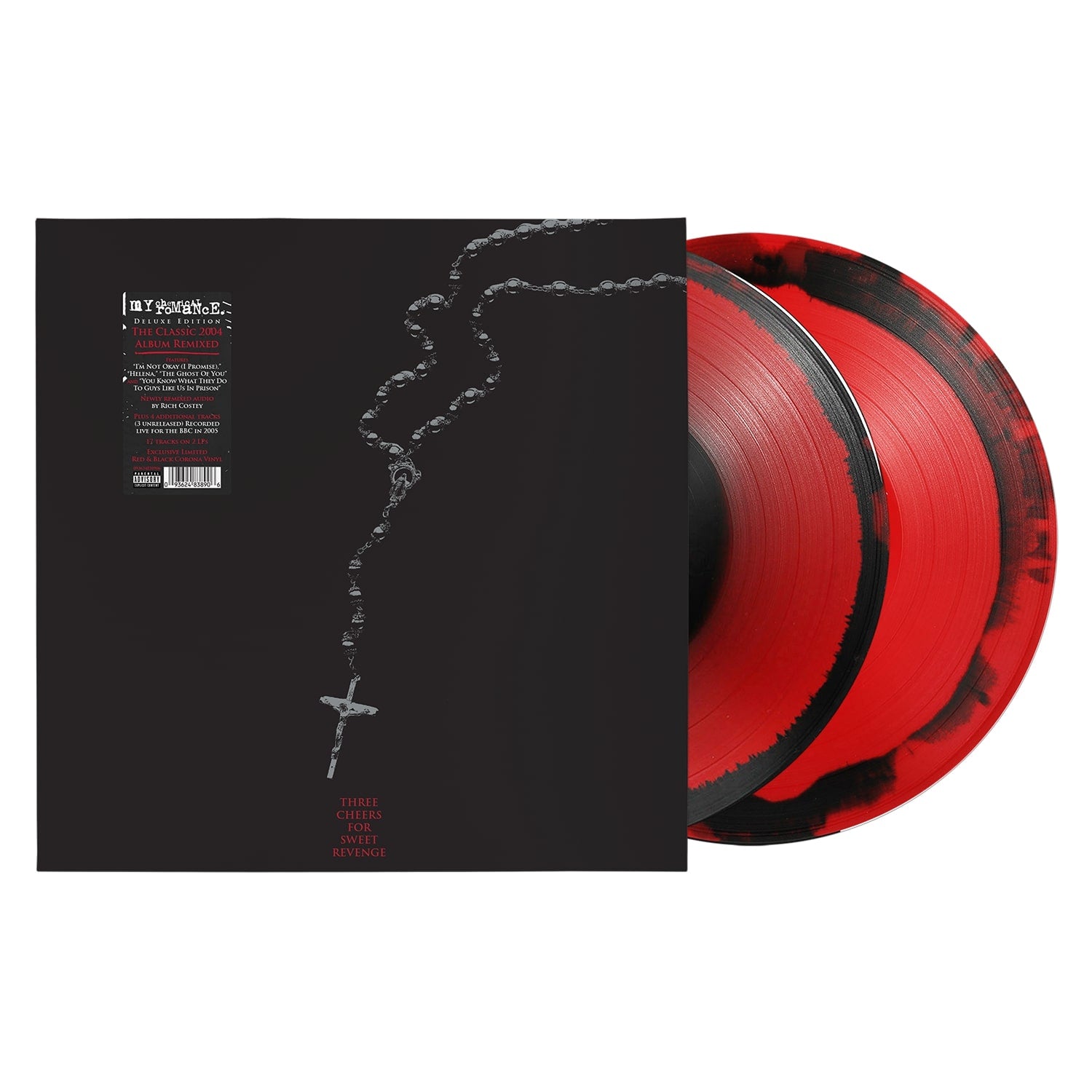 Three Cheers for Sweet Revenge 2LP (Red & Black Corona Winyl)