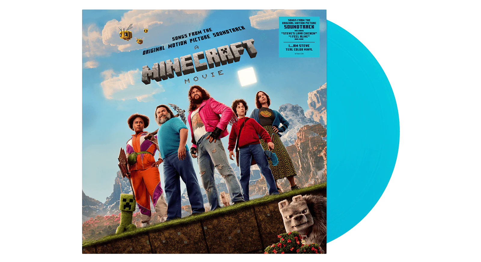 A Minecraft Movie (Songs from the Original Motion Picture Soundtrack) LP (Teal Winyl)