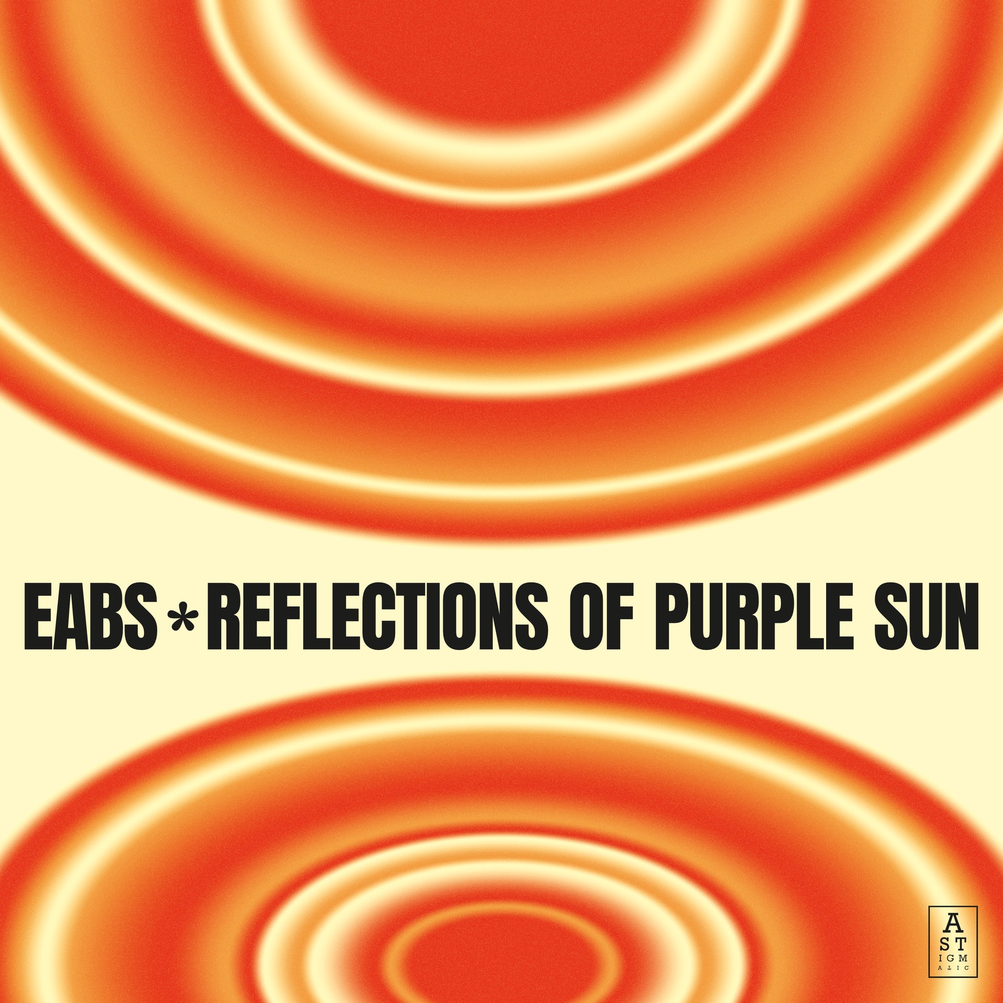 Okładka płyty CD zespołu EABS Reflections of purple sun