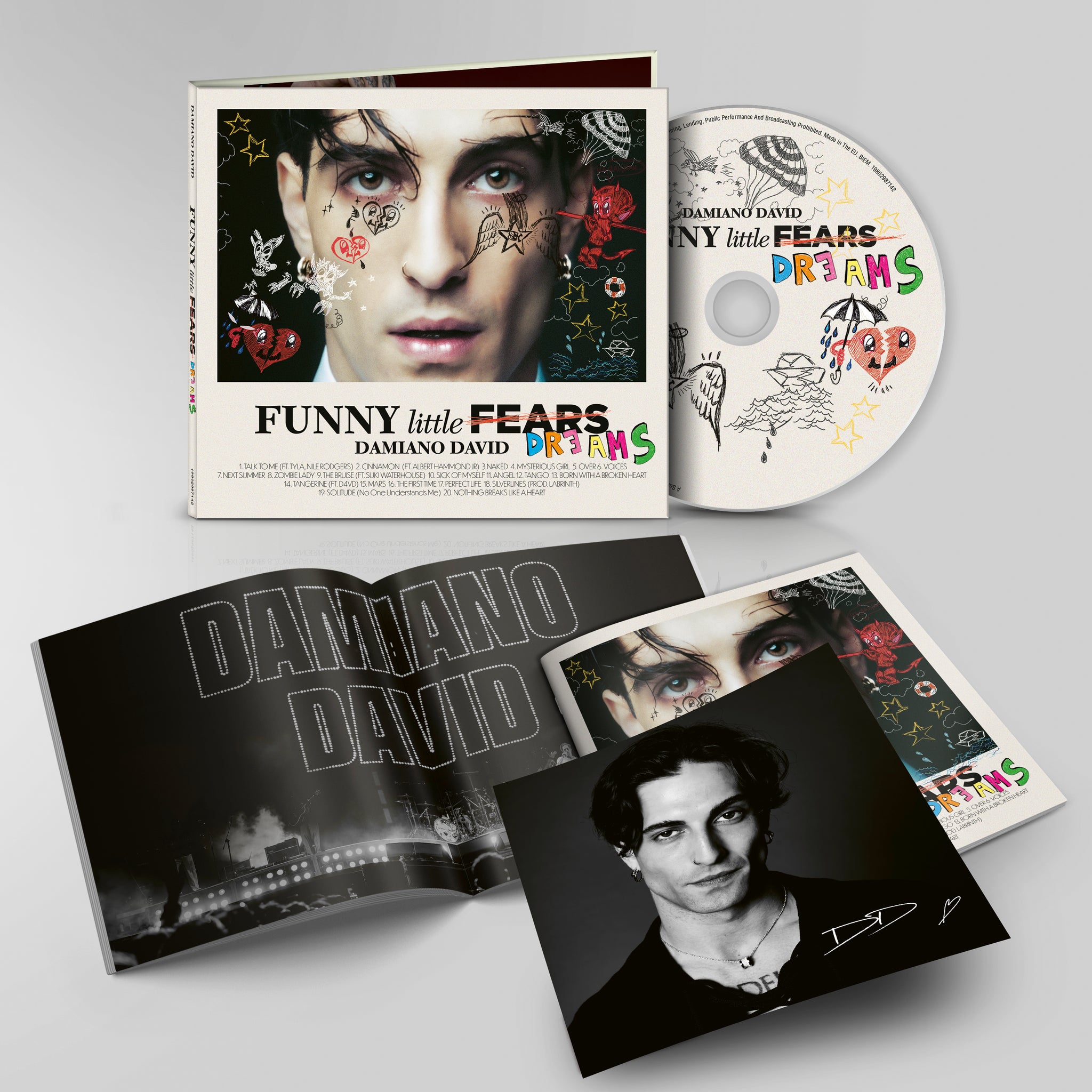 FUNNY little FEARS (DREAMS) CD z autografem