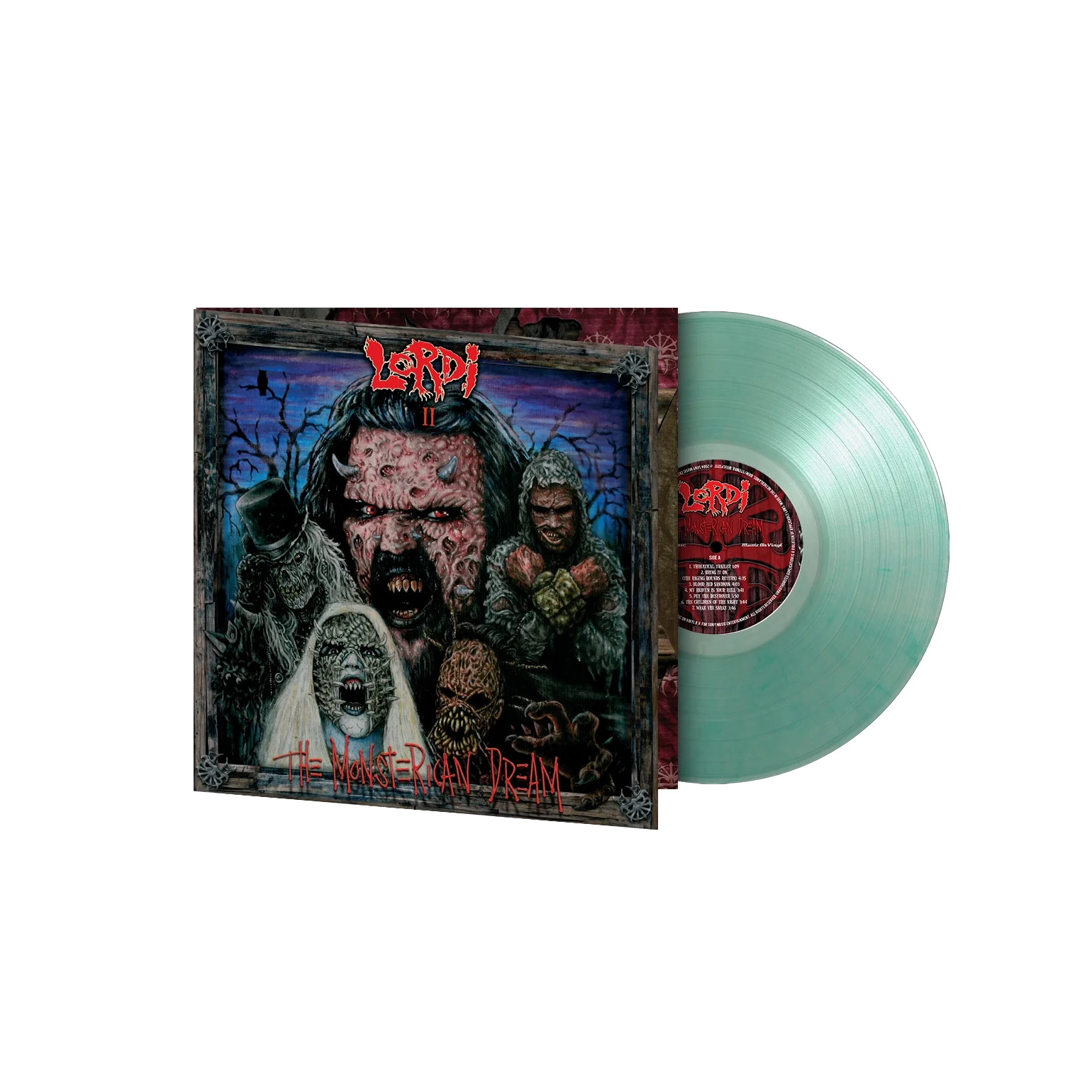 The Monsterican Dream LP (Crystal Clear & Translucent Green Marbled)