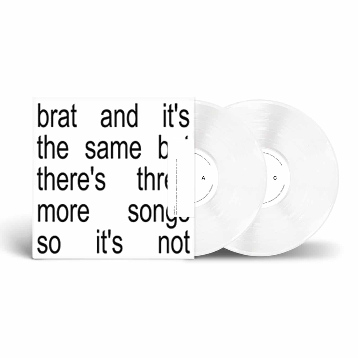 Brat and It's the Same But There's Three More Songs So It's Not 2LP (White Winyl)