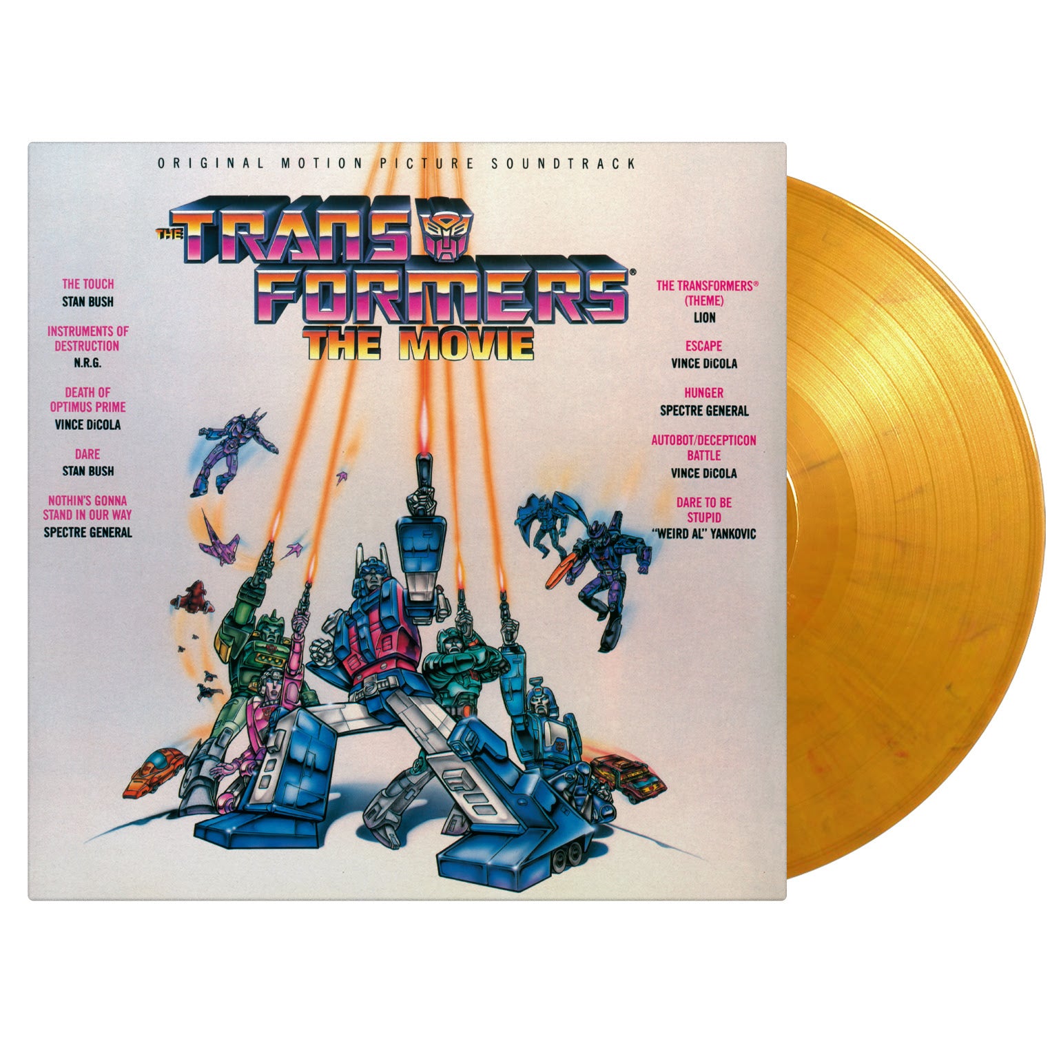 Transformers LP (Yellow & Red Winyl)